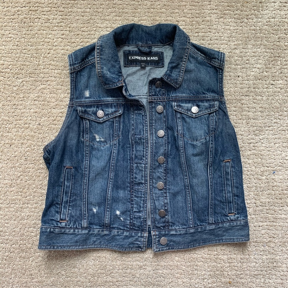 Denim vest
